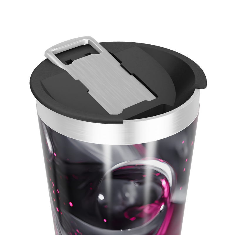 Copo Térmico - Estampa Bolhas Roxas