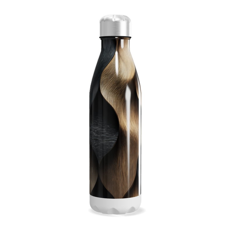 Garrafa Inox - Estampa Ondas Cores