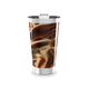 Copo Térmico - Estampa Marrom com Detalhes