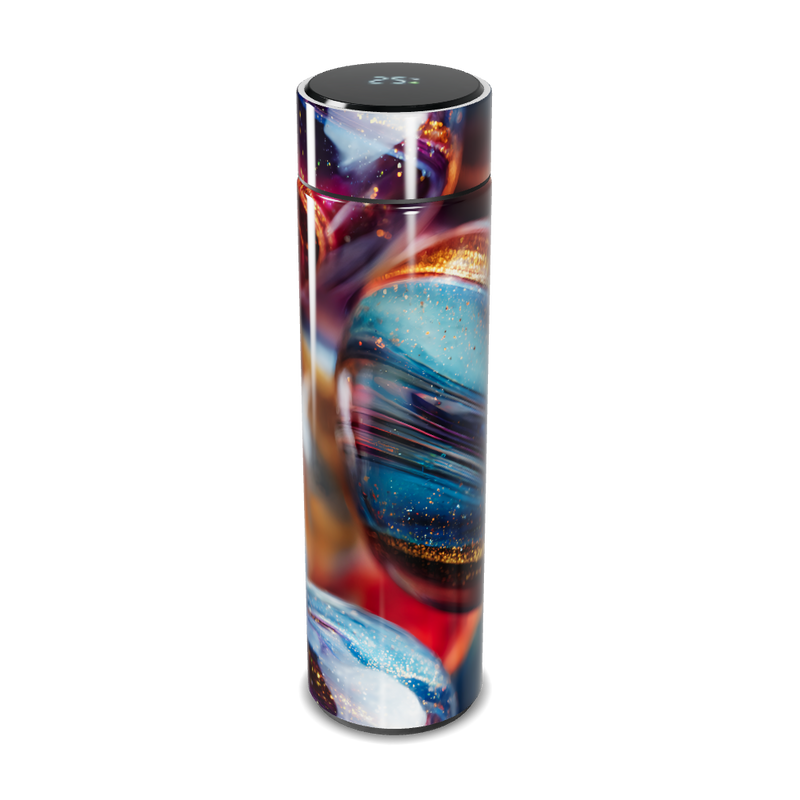 Garrafa Térmica Touch - Abstrata Colorida