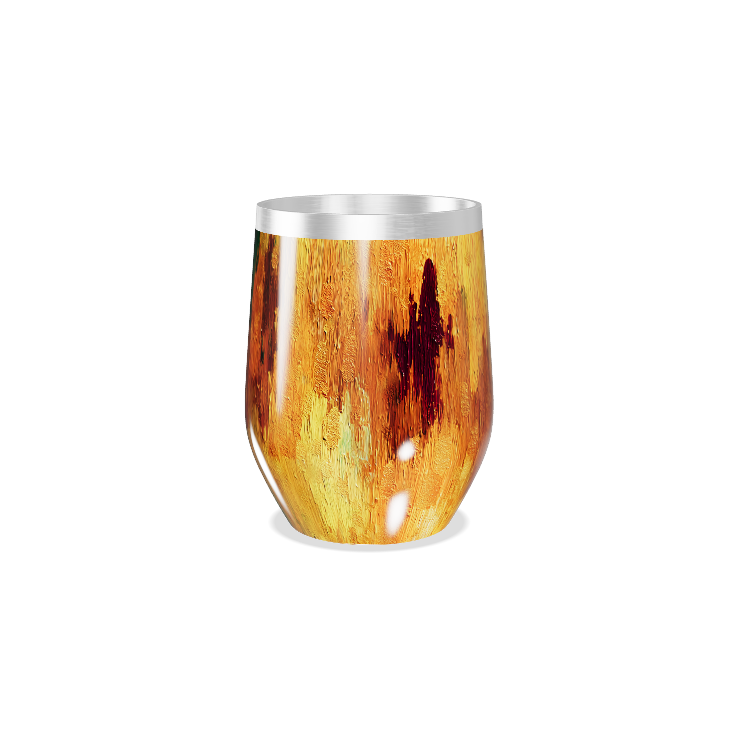 Copo Térmico Slim - Estampa Abstrata Colorida