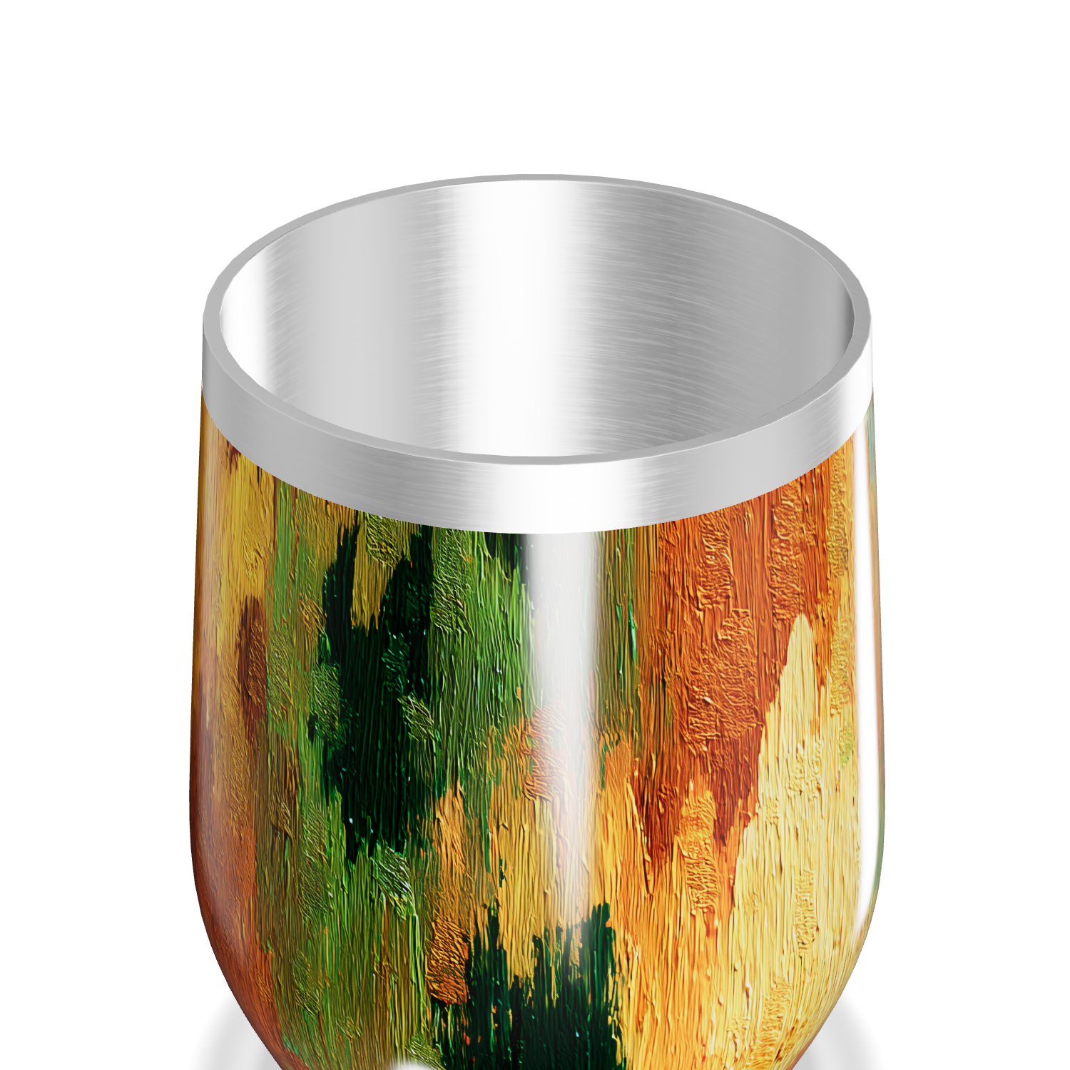 Copo Térmico Slim - Estampa Abstrata Colorida