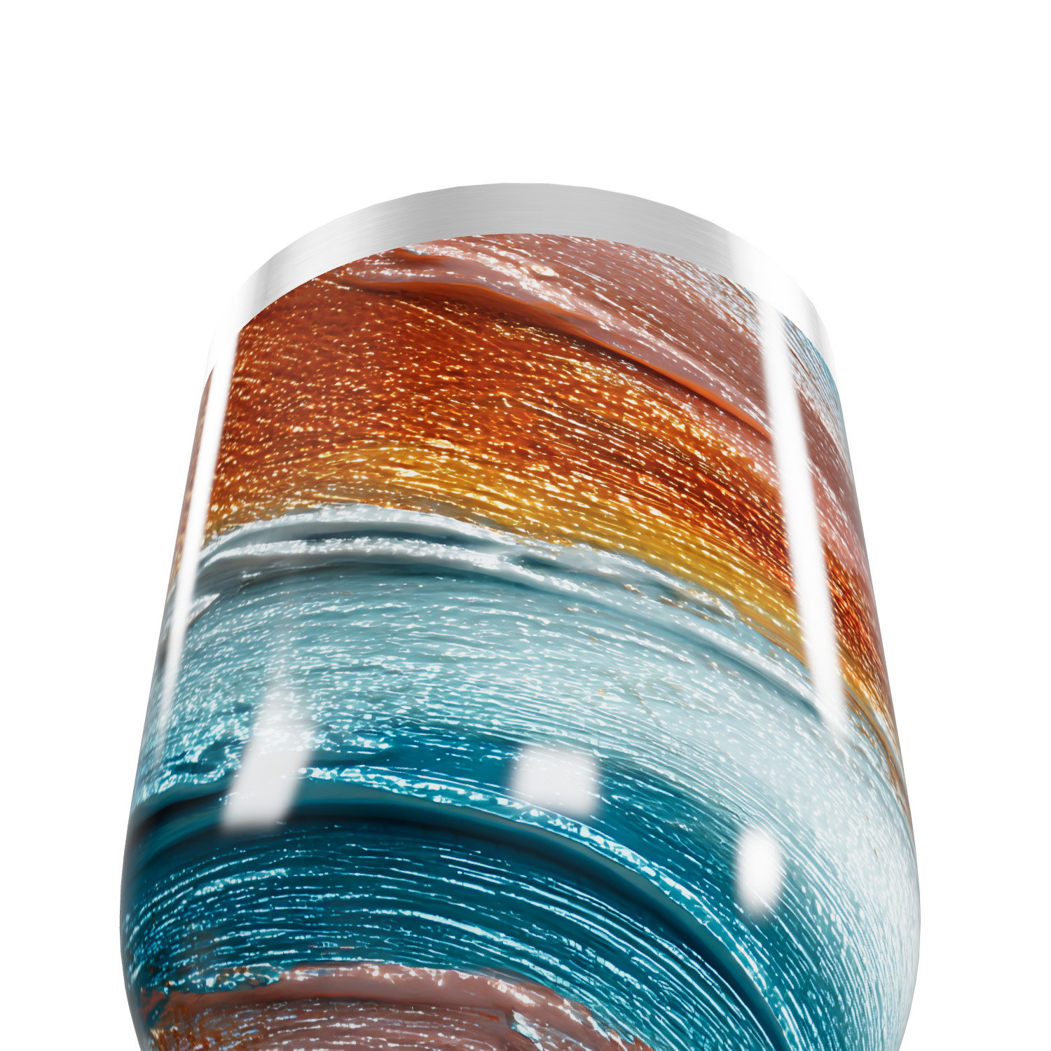 Copo Térmico Slim - Estampado Colorido Inox