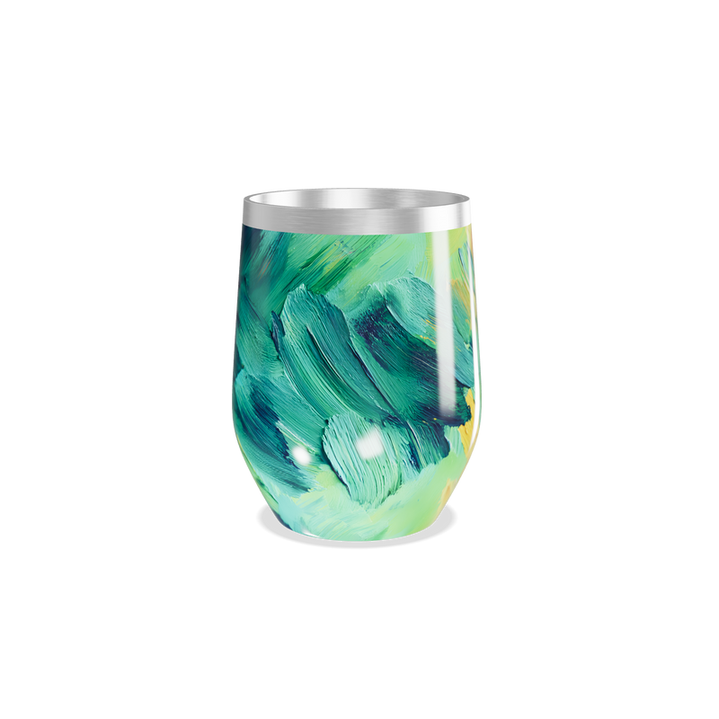 Copo Térmico Slim - Estampa Abstrata Colorida