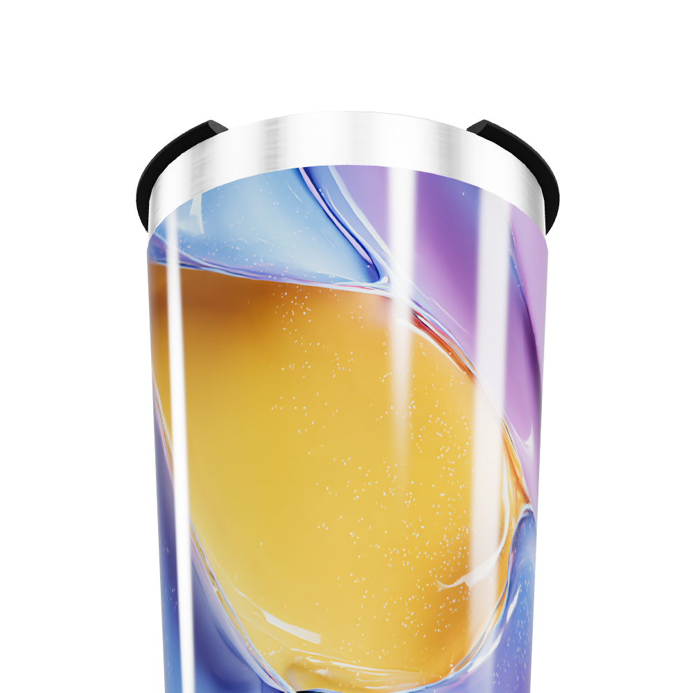 Copo Térmico - Estampa Colorida Abstrata