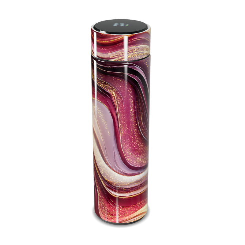 Garrafa Térmica Touch - Mármore Vinho Digital