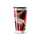 Copo Térmico - Vermelho Marmorizado Inox