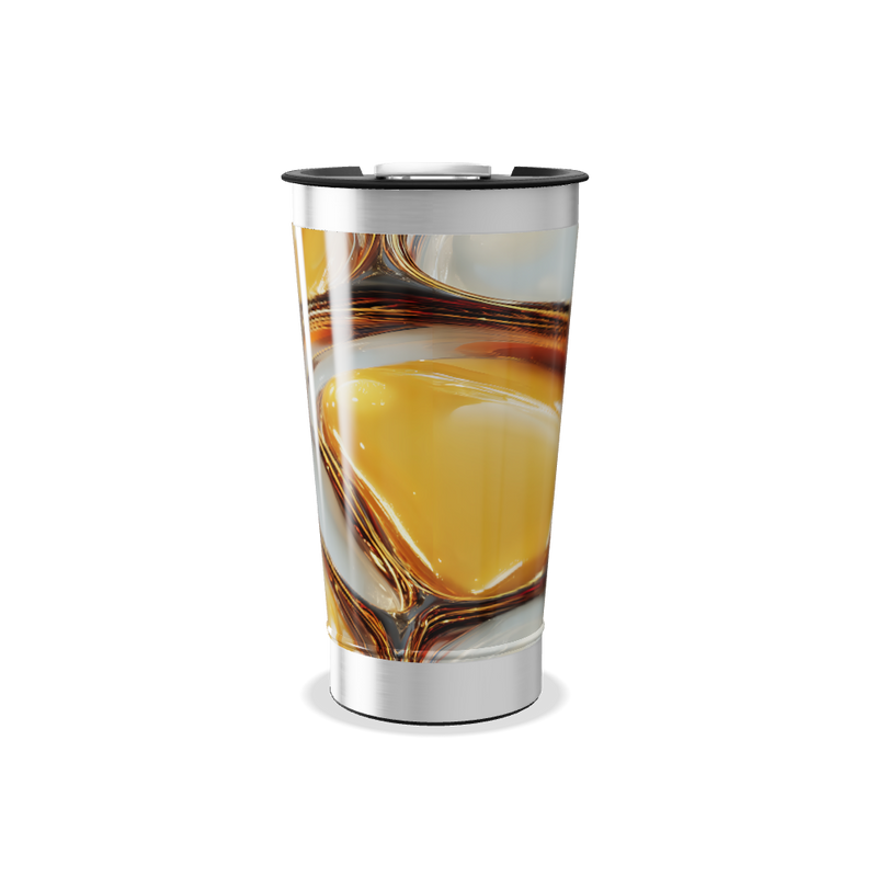 Copo Térmico - Estampa Abstrata Colorida