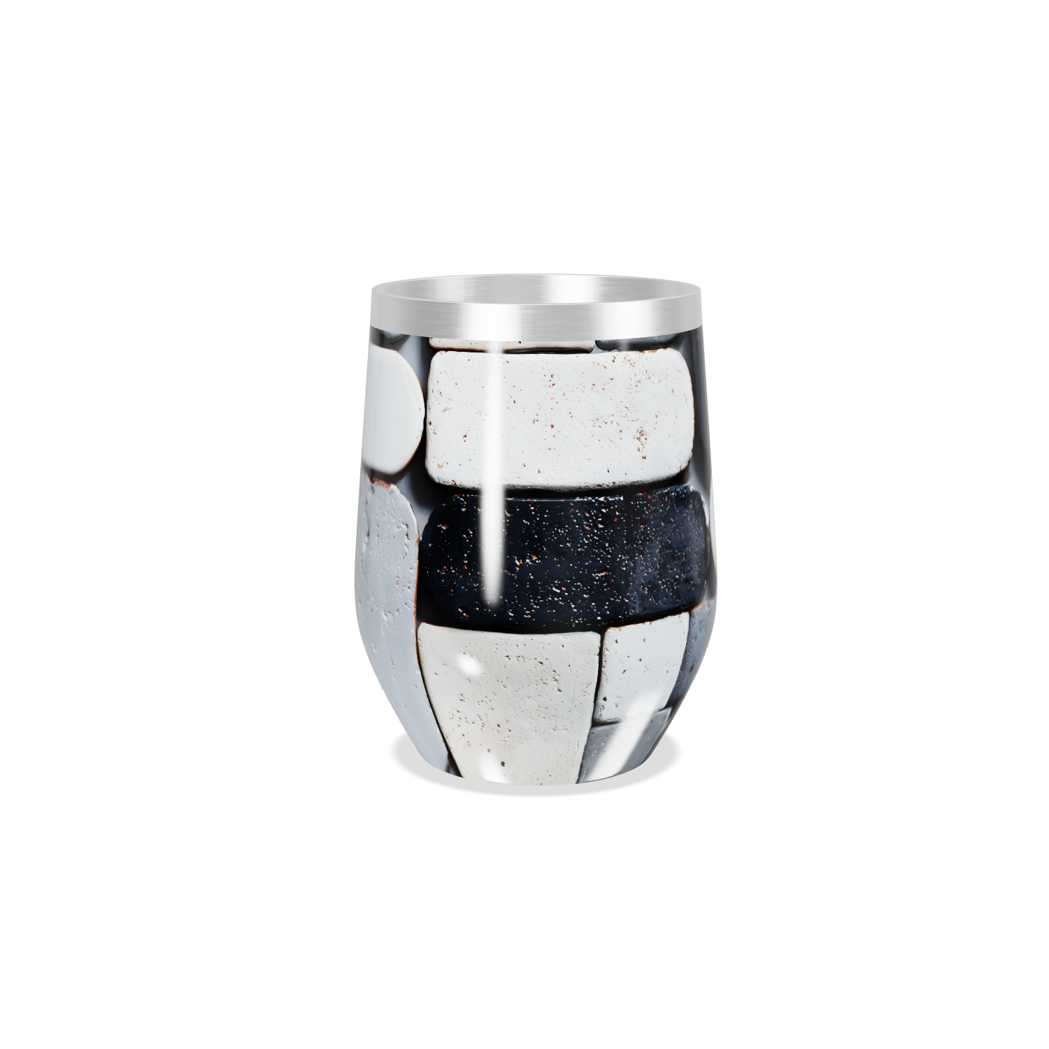 Copo Térmico Slim - Estampa Geométrica Colorida