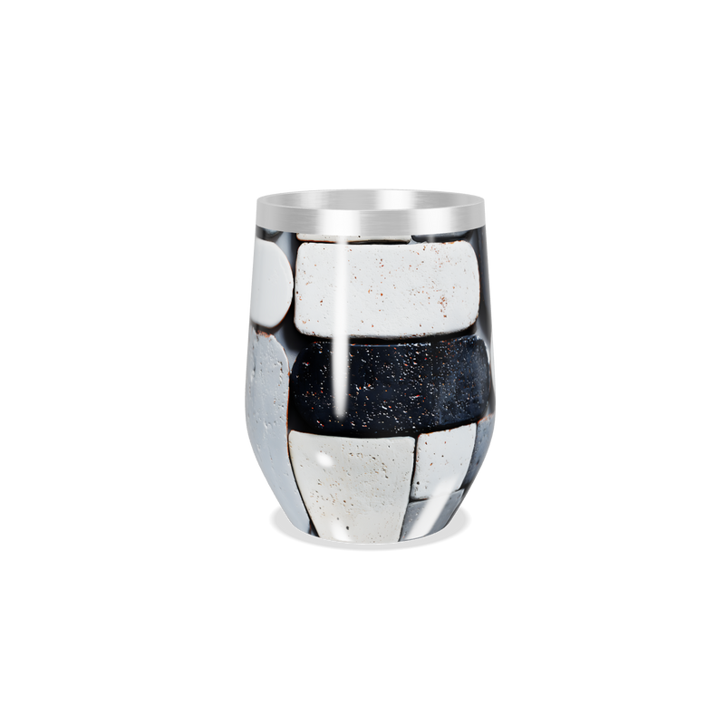 Copo Térmico Slim - Estampa Geométrica Colorida