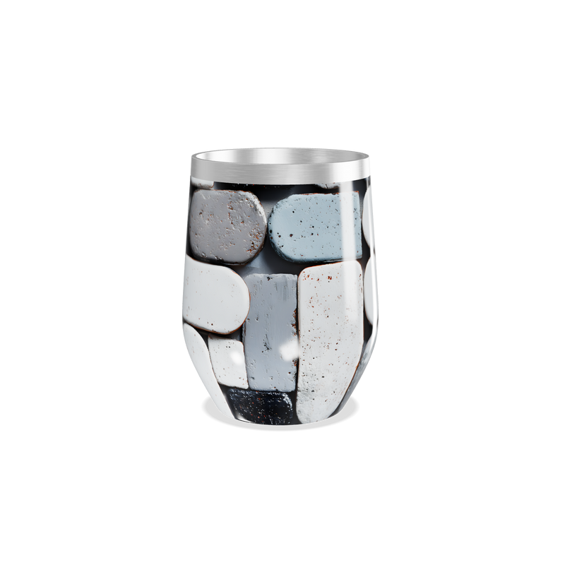 Copo Térmico Slim - Estampa Geométrica Colorida