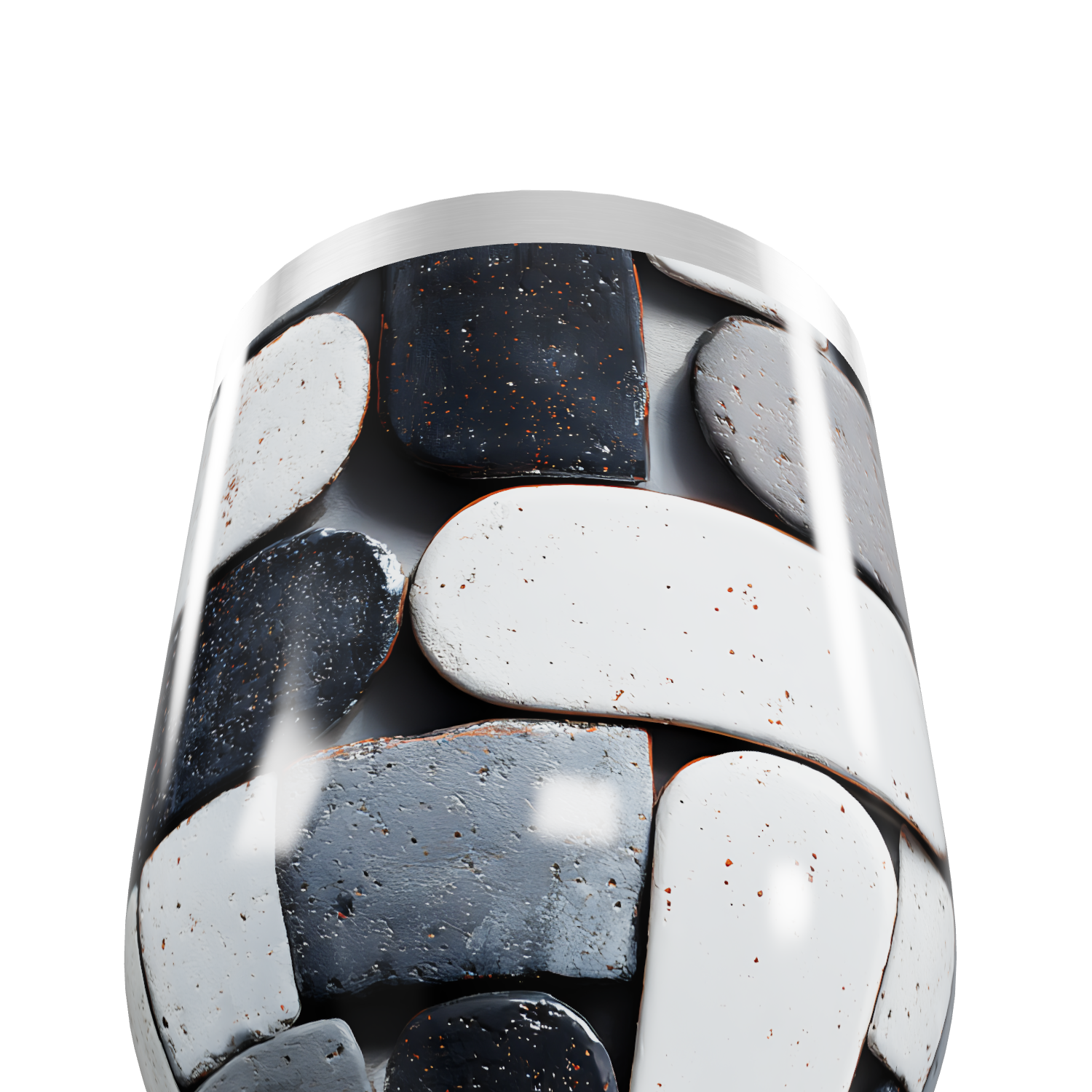 Copo Térmico Slim - Estampa Geométrica Colorida