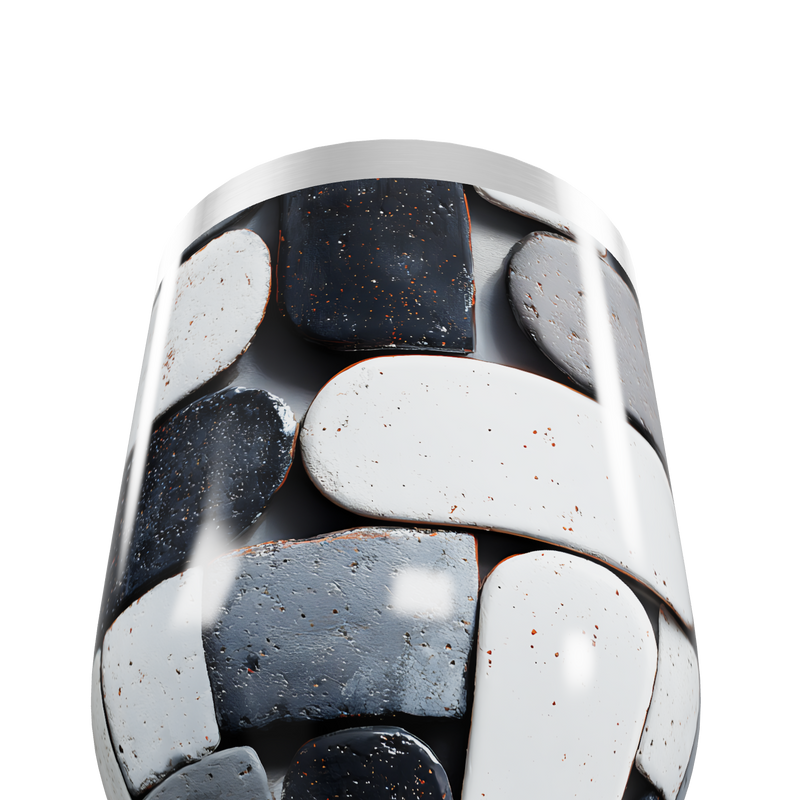 Copo Térmico Slim - Estampa Geométrica Colorida