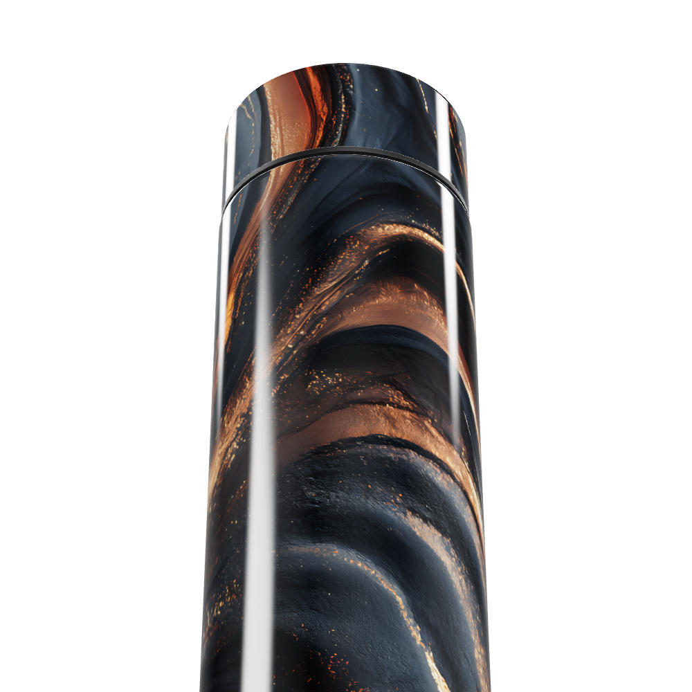 Garrafa Térmica Touch - Design Mármore Preto
