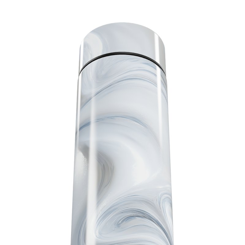 Garrafa Térmica Touch - Design Mármore Branco
