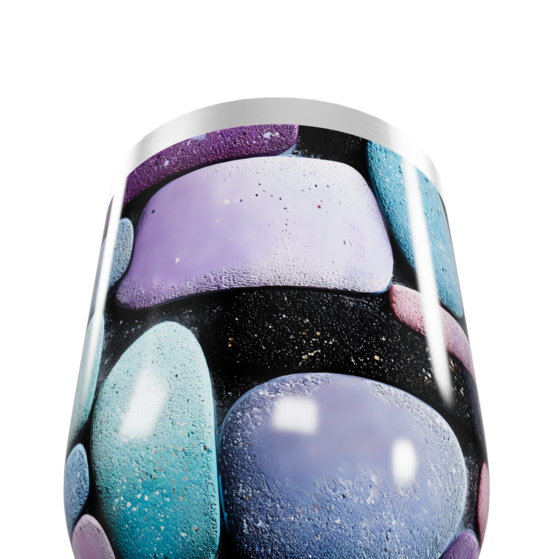 Copo Térmico Slim - Pedras Coloridas