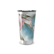 Copo Térmico - Verde com Estampa Abstrata