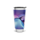 Copo Térmico - Azul e Roxo Abstrato