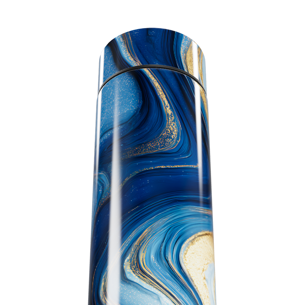 Garrafa Térmica Touch - Azul Mármore Digital