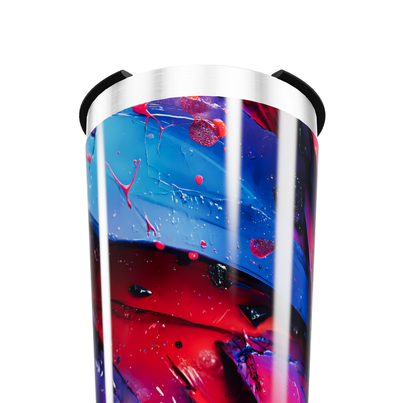 Copo Térmico - Estampa Abstrata Colorida