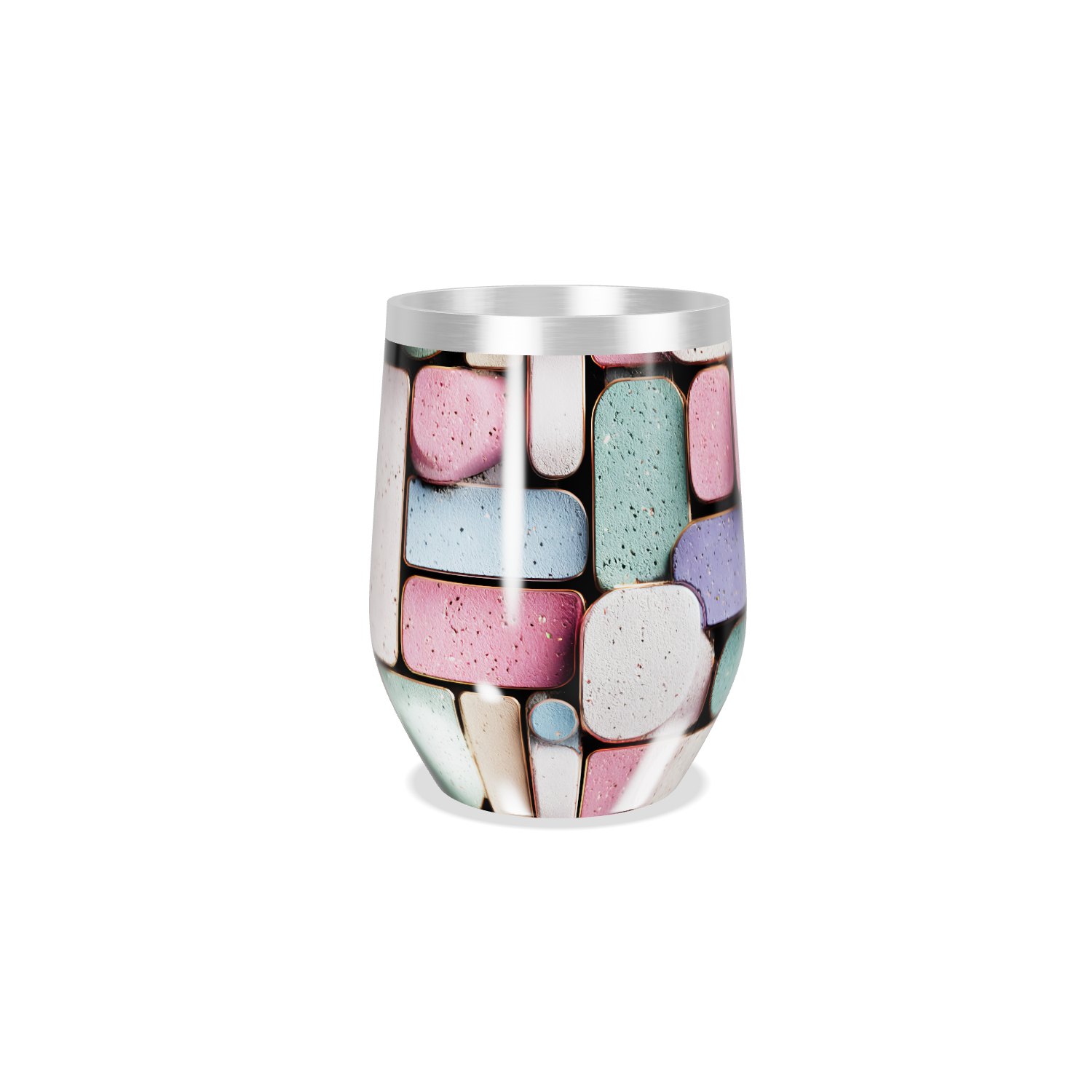 Copo Térmico Slim - Colorido Pastel