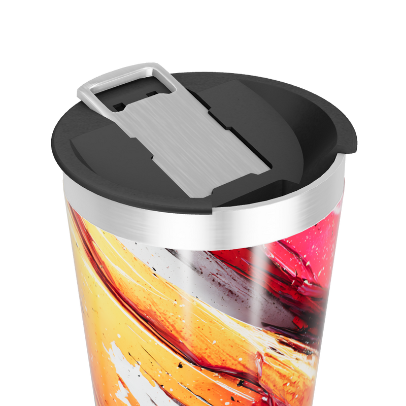 Copo Térmico - Estampa Abstrata Colorida