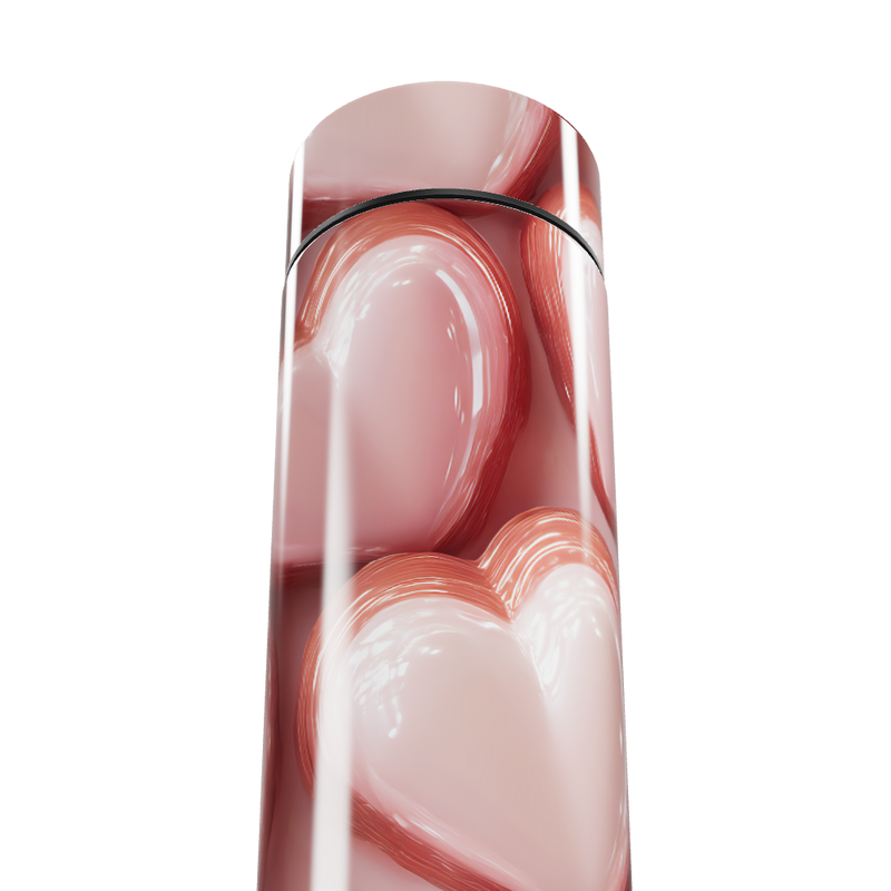 Garrafa Térmica Touch - Corações Rosa
