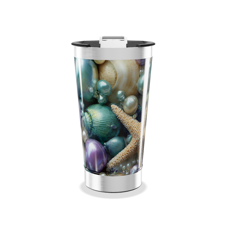 Copo Térmico - Estampa Marinha Colorida