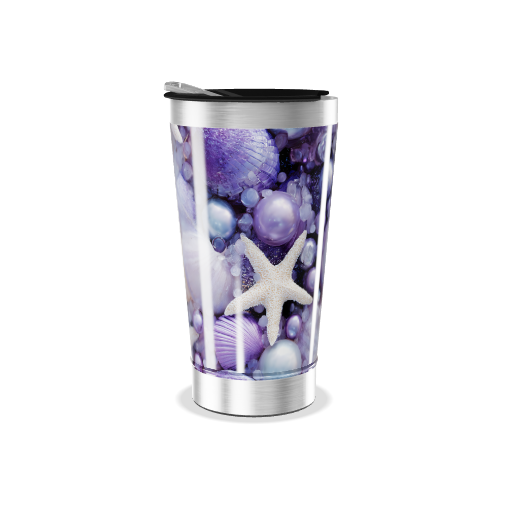 Copo Térmico - Fundo do Mar Roxo