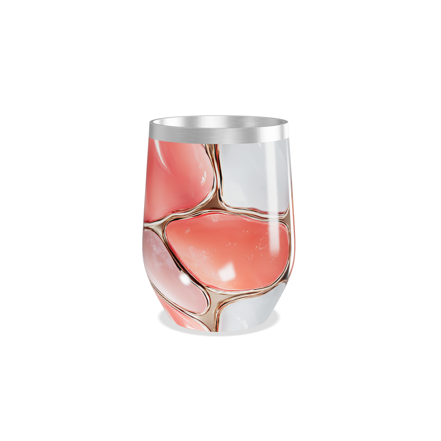 Copo Térmico Slim - Estampa Abstrata Colorida