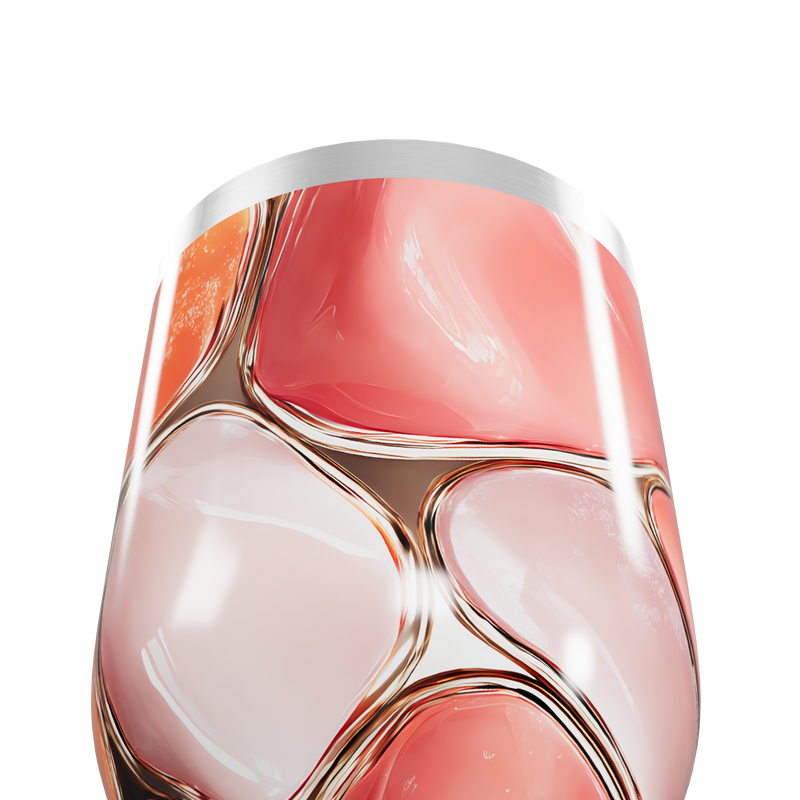 Copo Térmico Slim - Estampa Abstrata Colorida