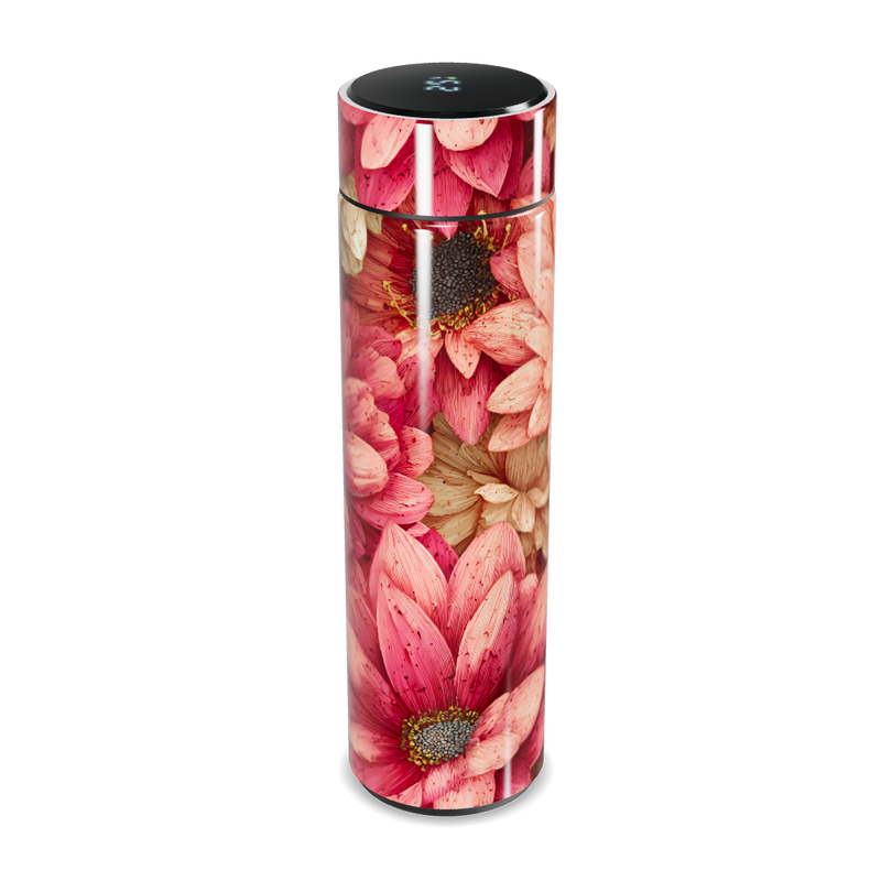 Garrafa Térmica Touch - Floral Digital Inox