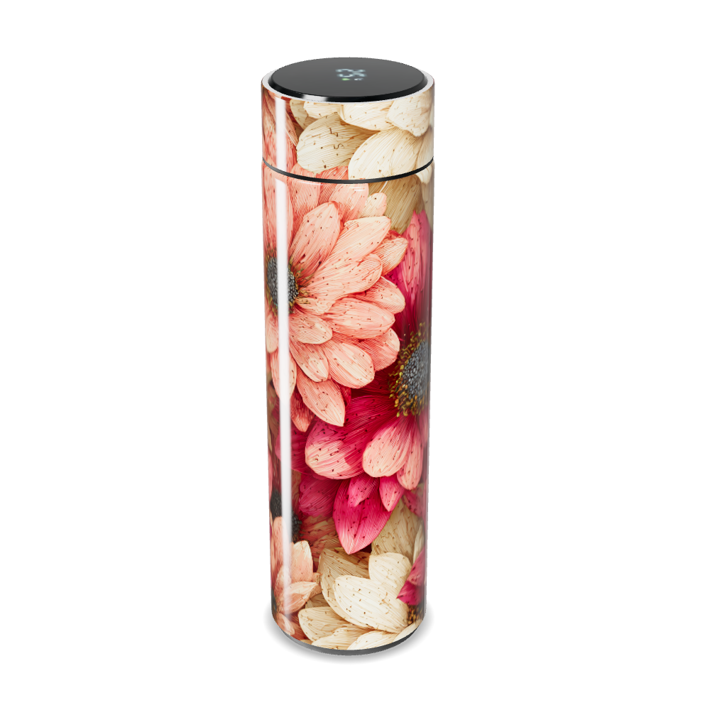 Garrafa Térmica Touch - Floral Digital Inox