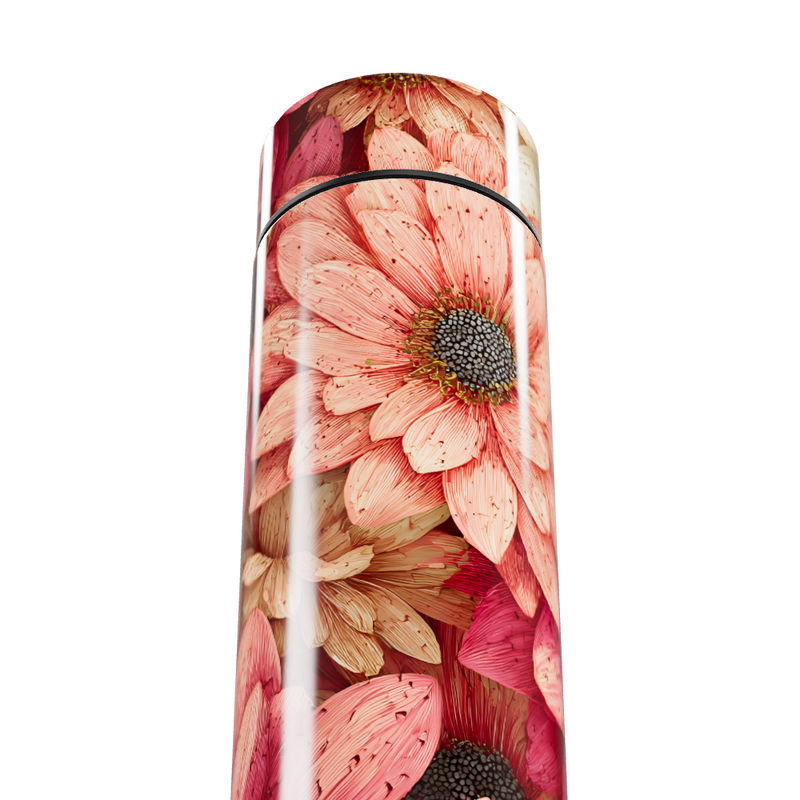 Garrafa Térmica Touch - Floral Digital Inox