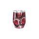 Copo Térmico Slim - Vermelho Abstrato Inox