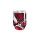 Copo Térmico Slim - Vermelho Abstrato Inox