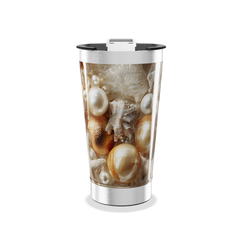Copo Térmico - Conchas e Pérolas