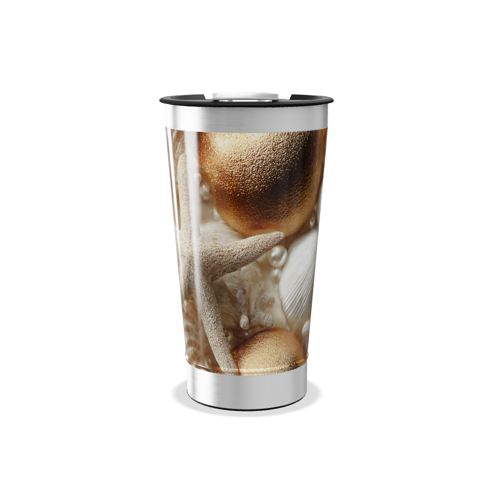 Copo Térmico - Conchas e Pérolas