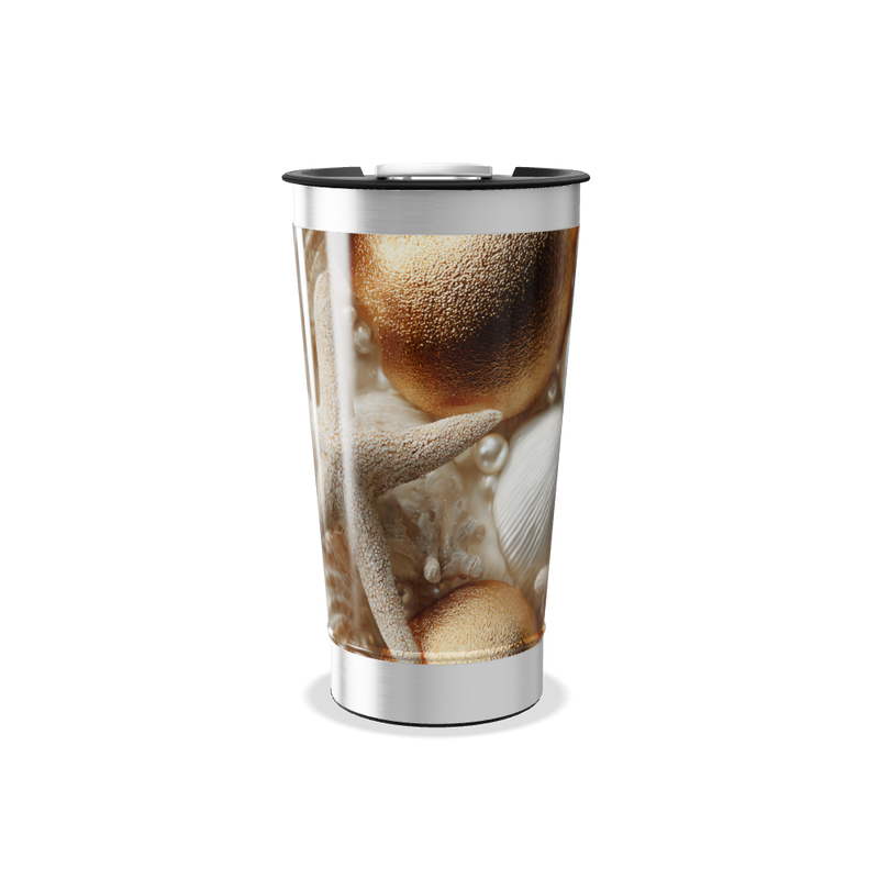 Copo Térmico - Conchas e Pérolas