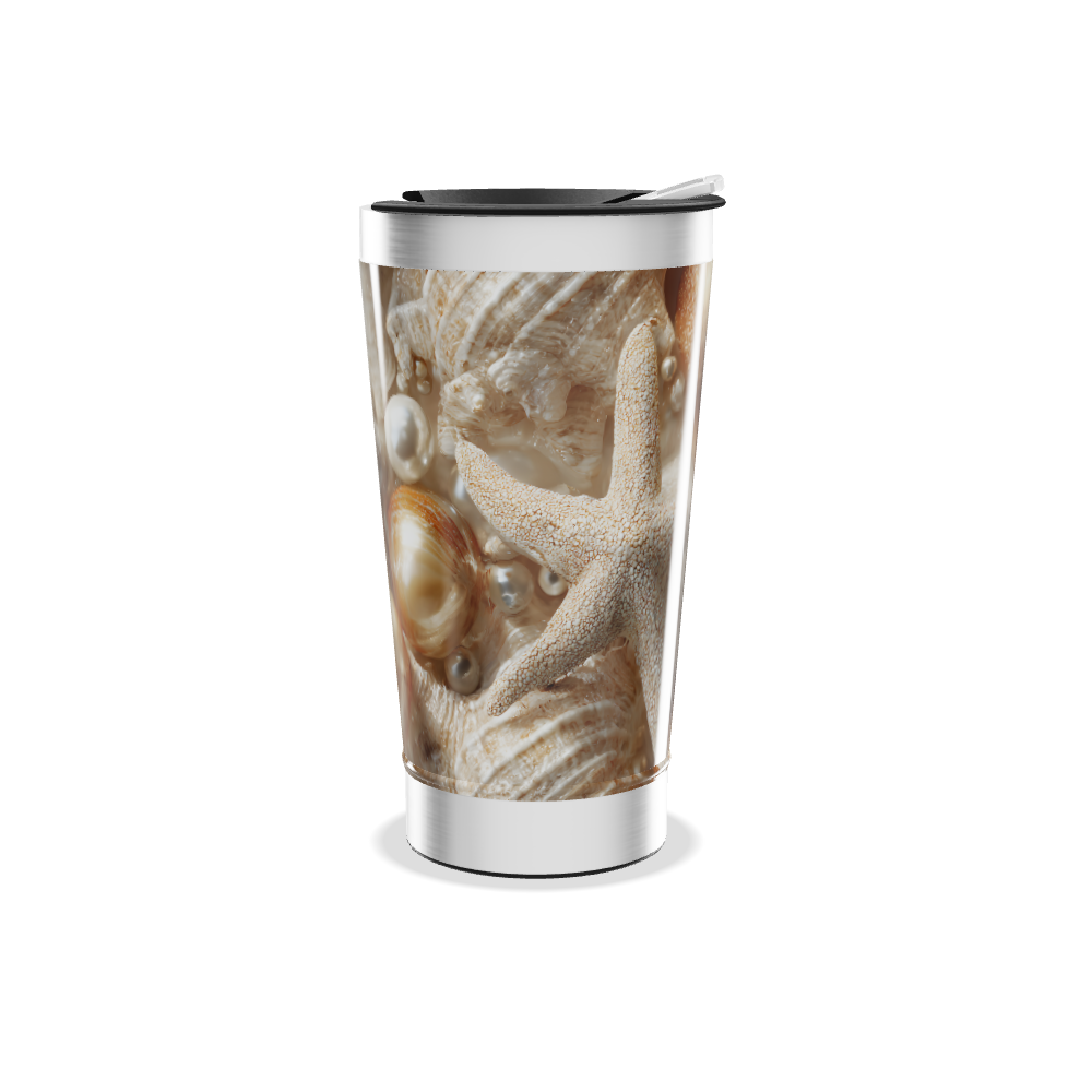 Copo Térmico - Conchas e Pérolas