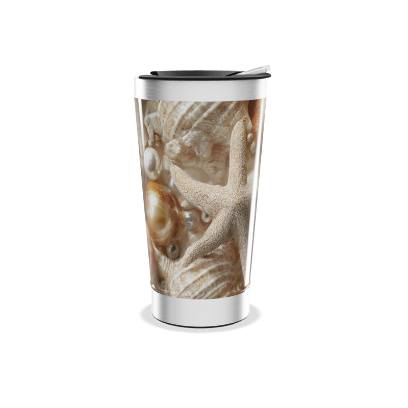 Copo Térmico - Conchas e Pérolas