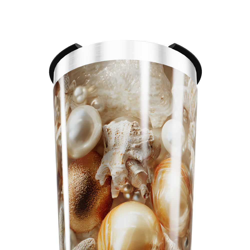 Copo Térmico - Conchas e Pérolas