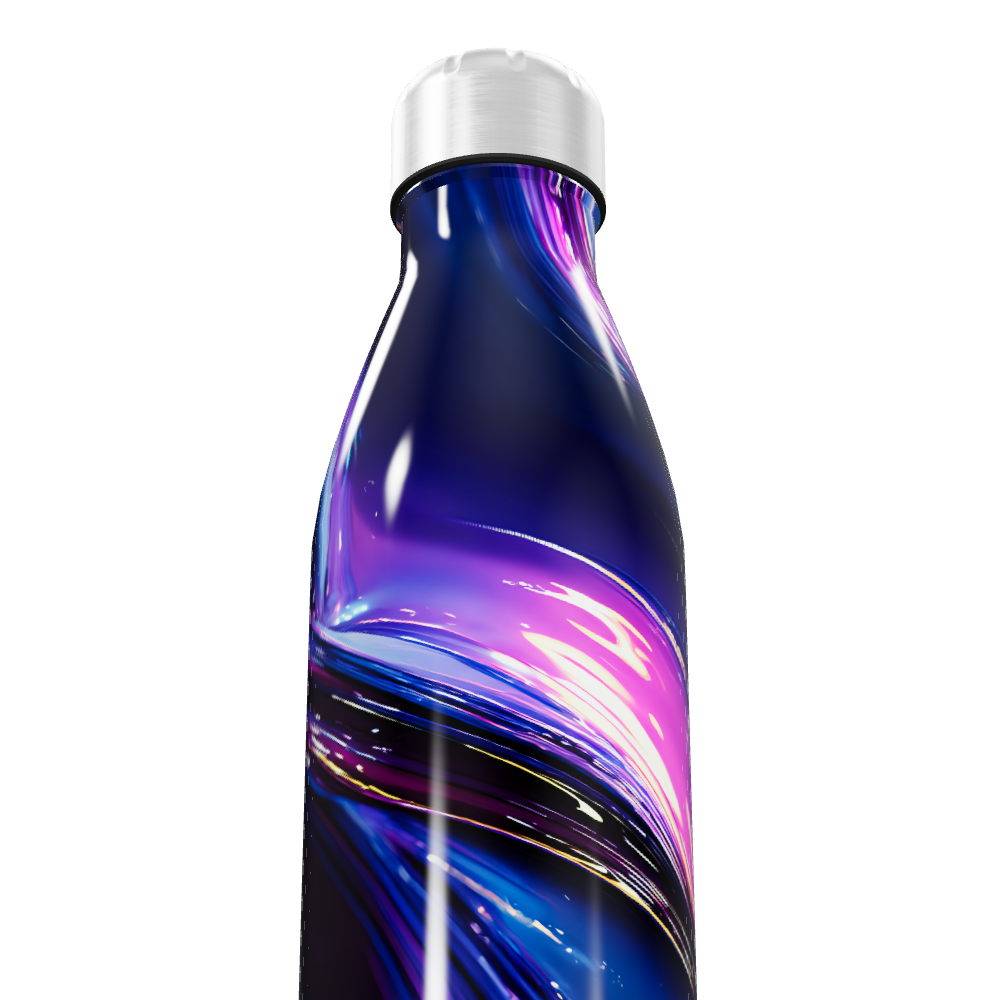 Garrafa Inox - Estampa Neon Colorida
