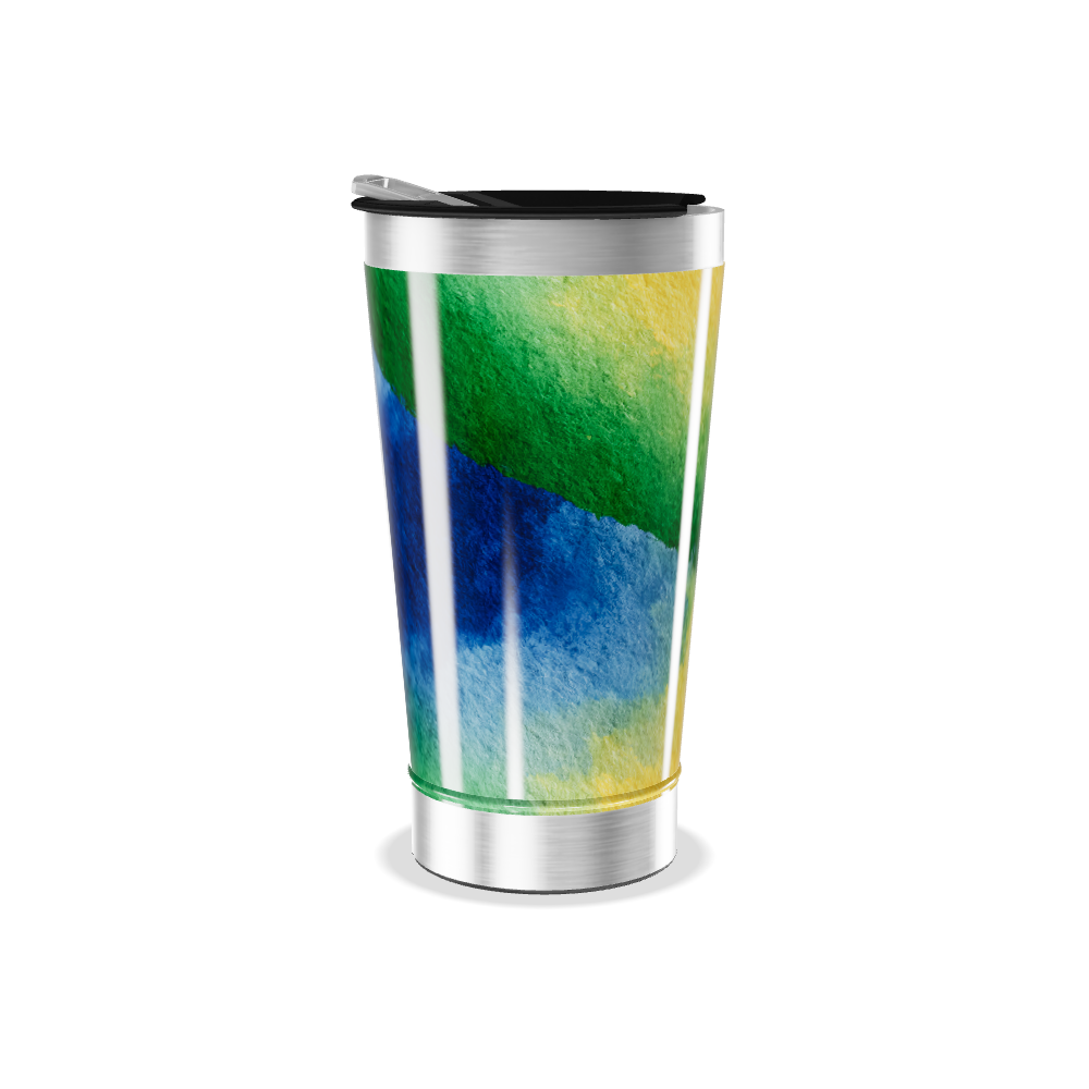 Copo Térmico - Estampa Aquarela Colorida