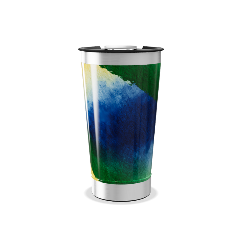 Copo Térmico - Estampa Aquarela Colorida