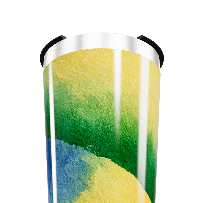 Copo Térmico - Estampa Aquarela Colorida