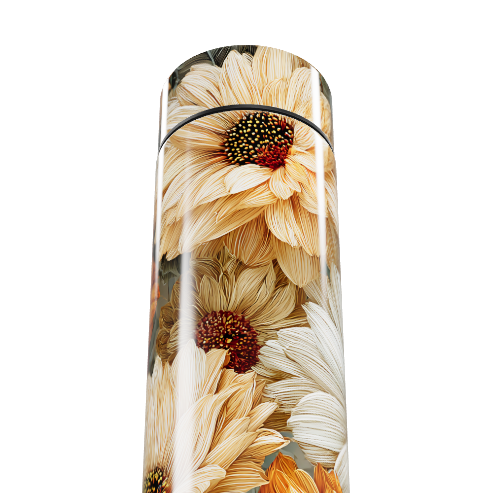 Garrafa Térmica Touch - Floral com Display Digital