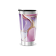 Copo Térmico - Design Abstrato Roxo