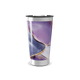Copo Térmico - Design Abstrato Roxo