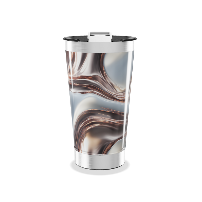 Copo Térmico - Design Marmorizado